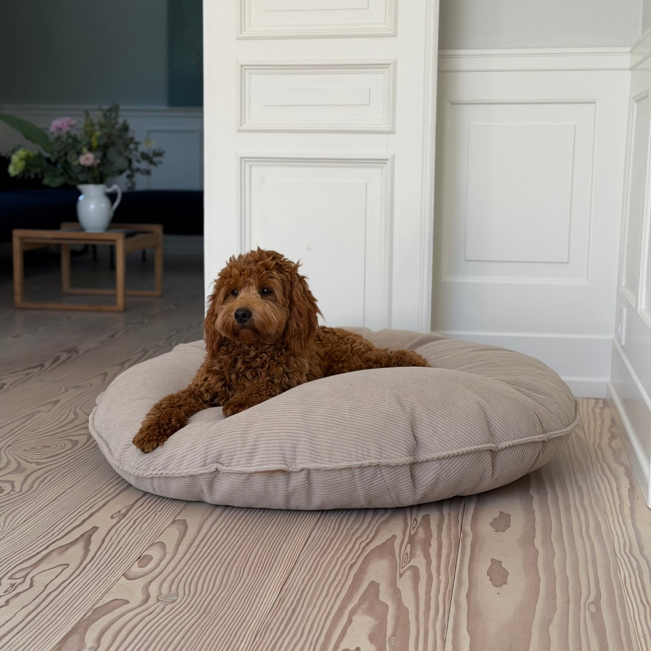 Ingolf hundekurven / lys brun