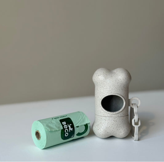 Høm høm pose dispenser / beige