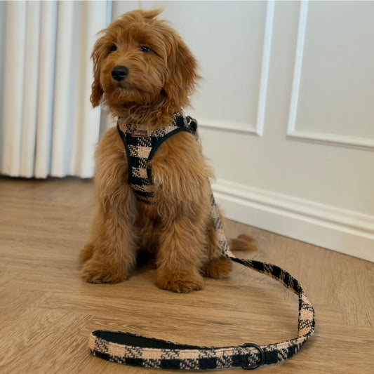 Nora snor ternet sort/beige