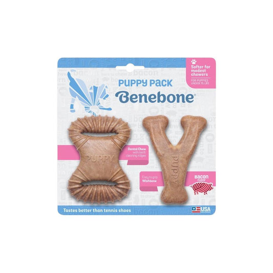 Benebone hvalpe 2-Pak Dental Chew/Wishbone
