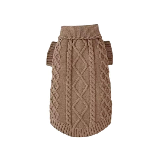 Hunde striktrøje / latte