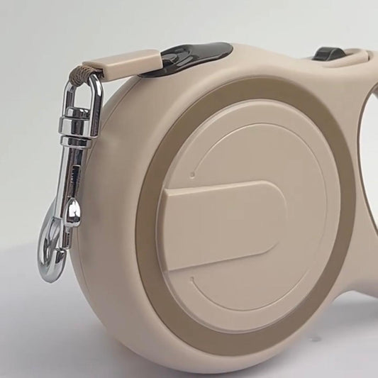 Automatisk hundesnor / beige