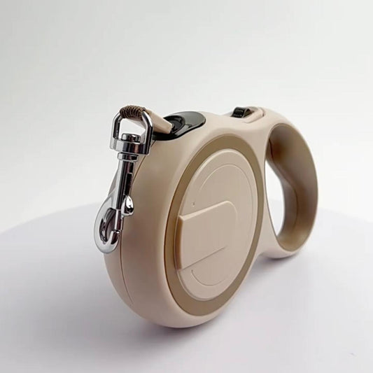 Automatisk hundesnor / beige
