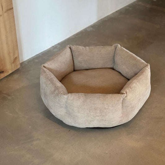Pelle hundekurven - Beige