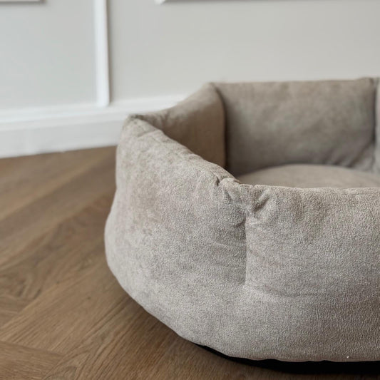 Pelle hundekurven - Beige