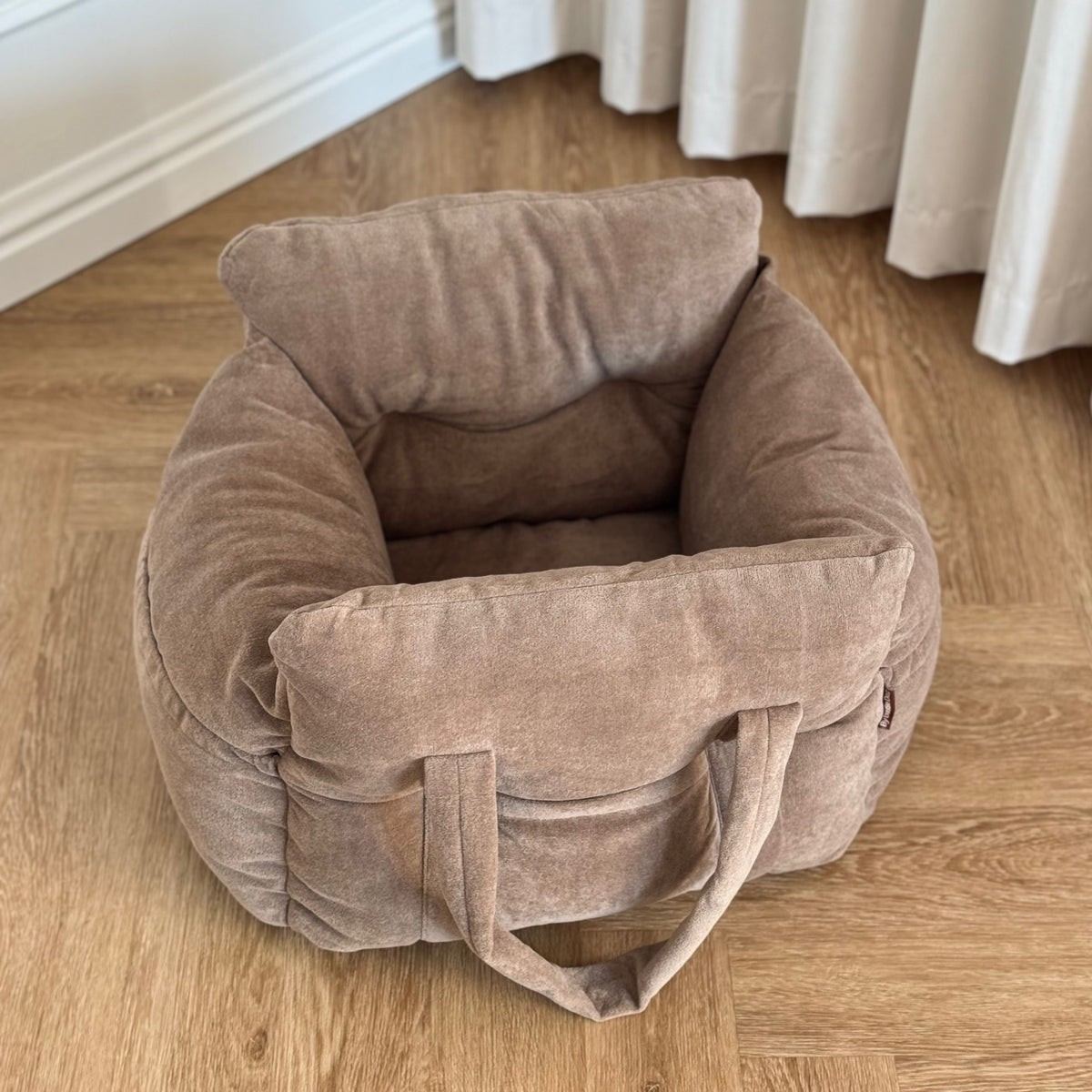 Hjalmar hunde taske/bilsæde – lys brun